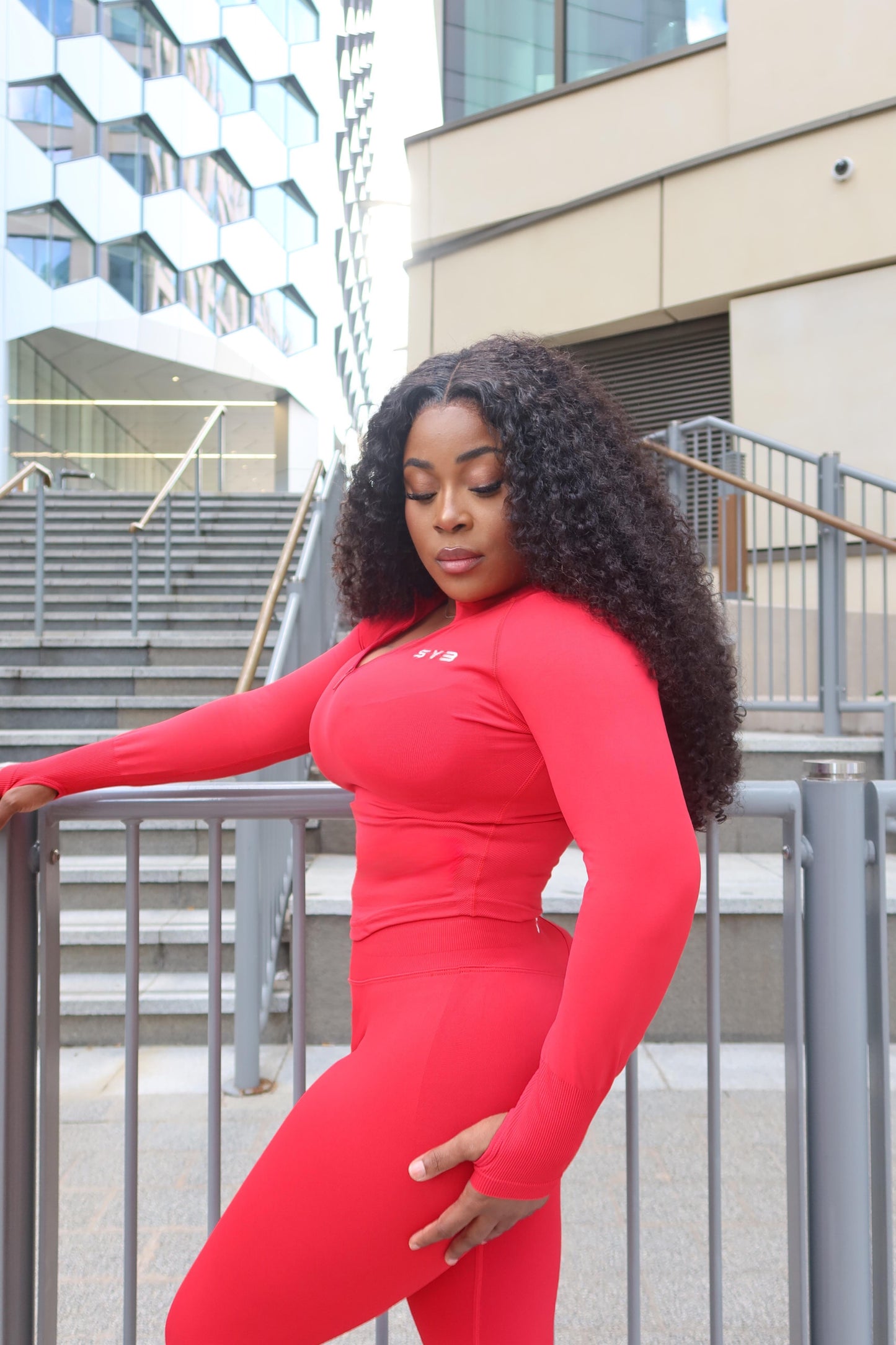 Conjunto Yoga Lifestyle en rojo ❤️🔥