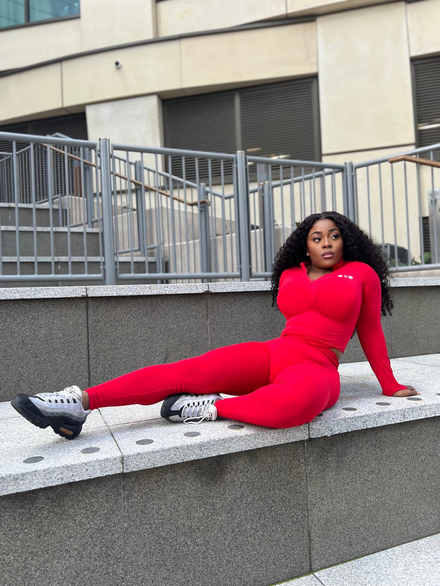 Conjunto Yoga Lifestyle en rojo ❤️🔥