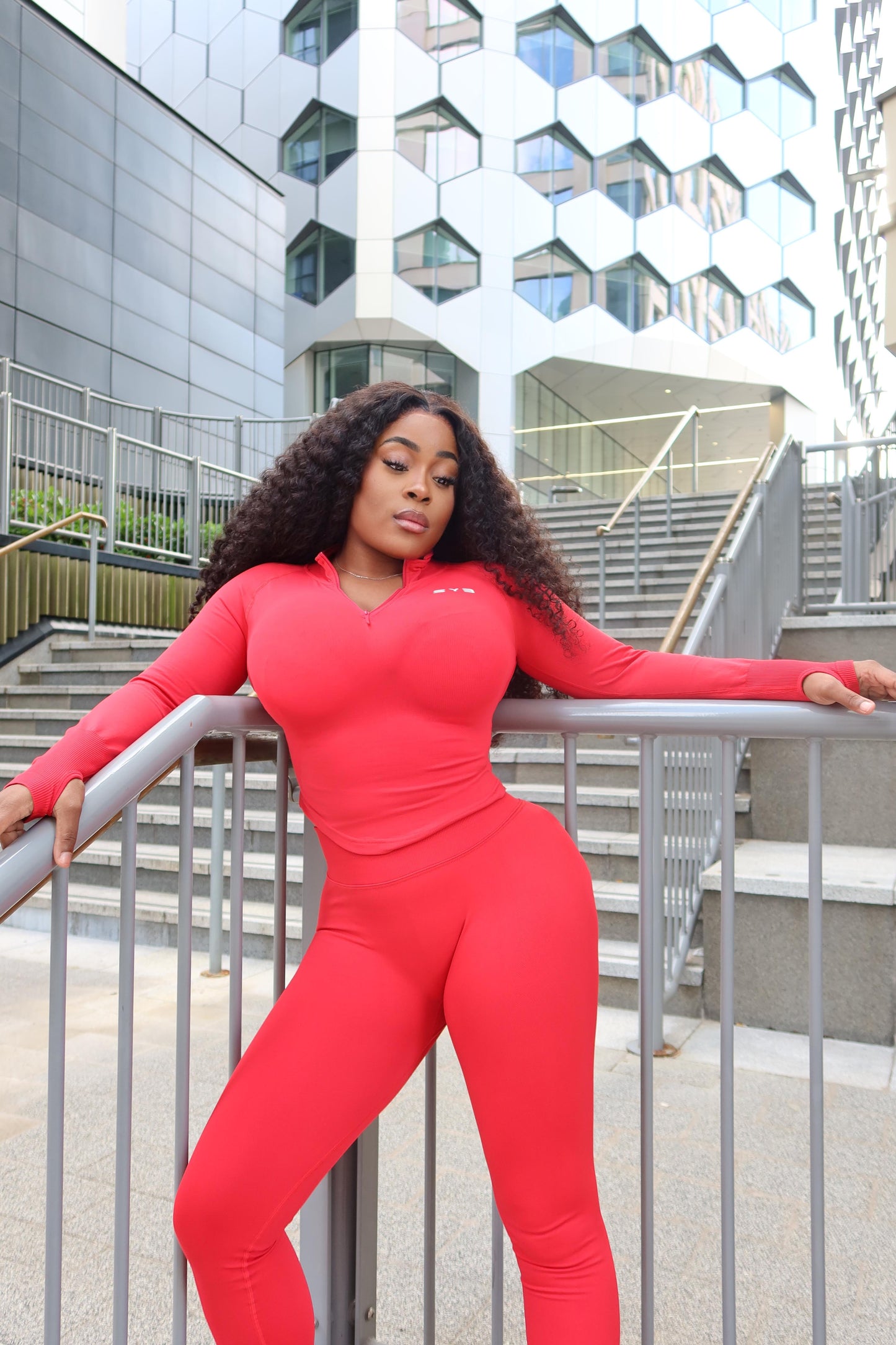 Conjunto Yoga Lifestyle en rojo ❤️🔥
