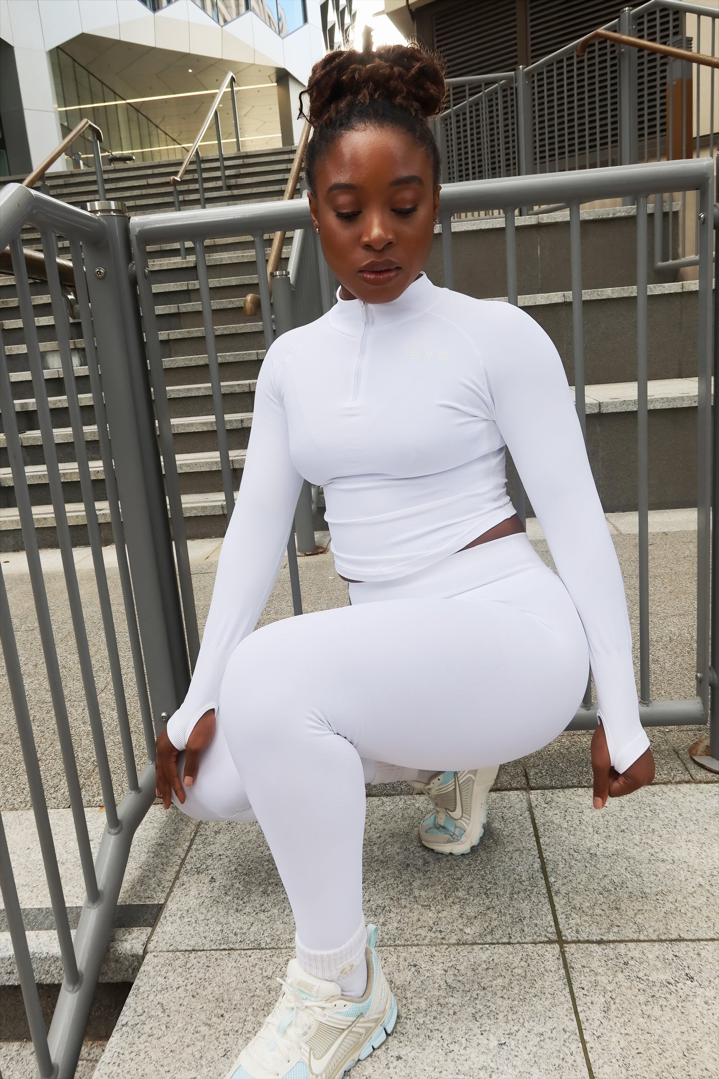 Conjunto Yoga Lifestyle en blanco 🤍🌟