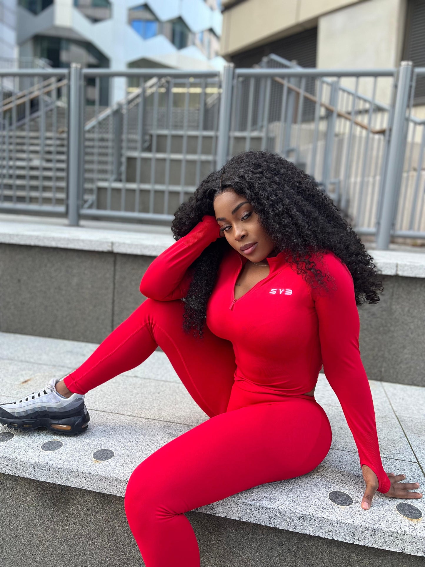 Conjunto Yoga Lifestyle en rojo ❤️🔥