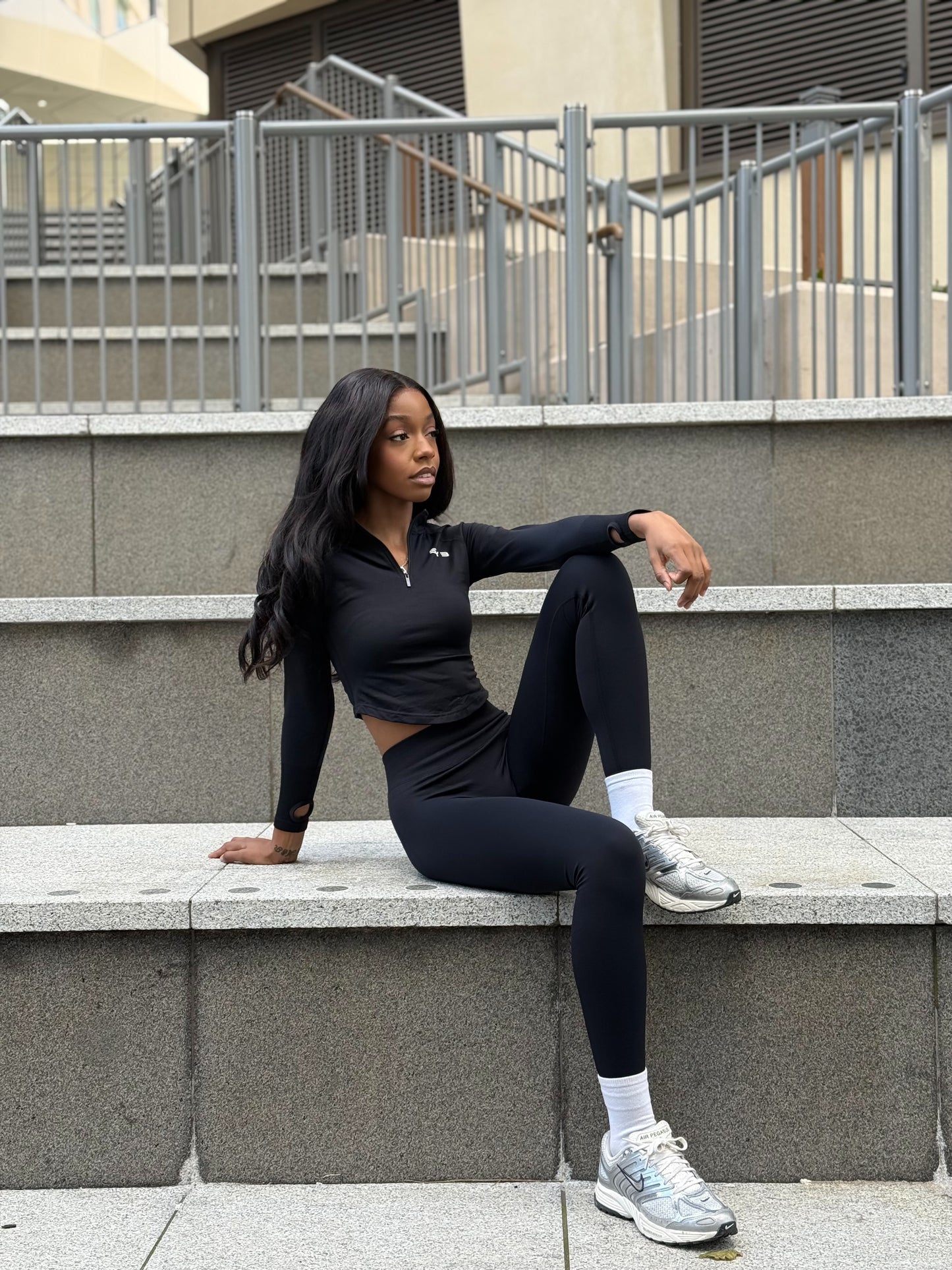 Conjunto Yoga Lifestyle en negro 🖤✨