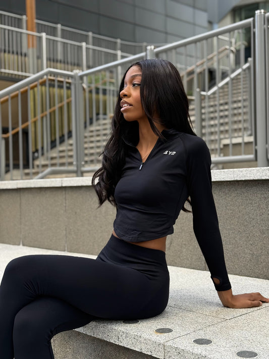 Conjunto Yoga Lifestyle en negro 🖤✨