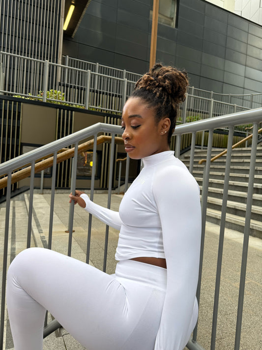 Conjunto Yoga Lifestyle en blanco 🤍🌟